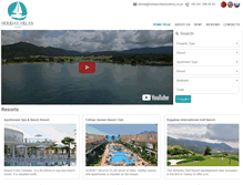 Tablet Screenshot of holidayvillasbooking.com